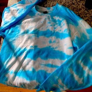 Size XL tie dye crewneck hoodie